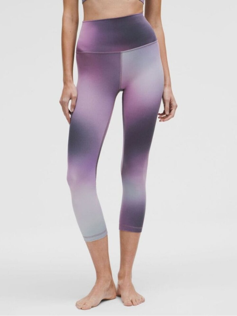 Lululemon Align High-Rise Crop 23" In Aurora Haze Purple Multi